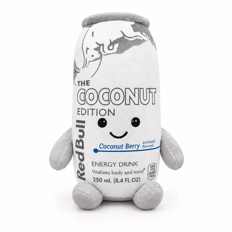Energy Drink Can Plushie – 8.7" Cute Soft Stuffed Toy, 8 Styles Available, Desk Decor & Gift