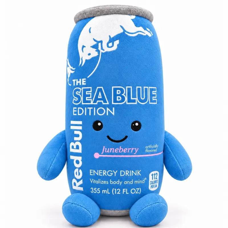 Energy Drink Can Plushie – 8.7" Cute Soft Stuffed Toy, 8 Styles Available, Desk Decor & Gift
