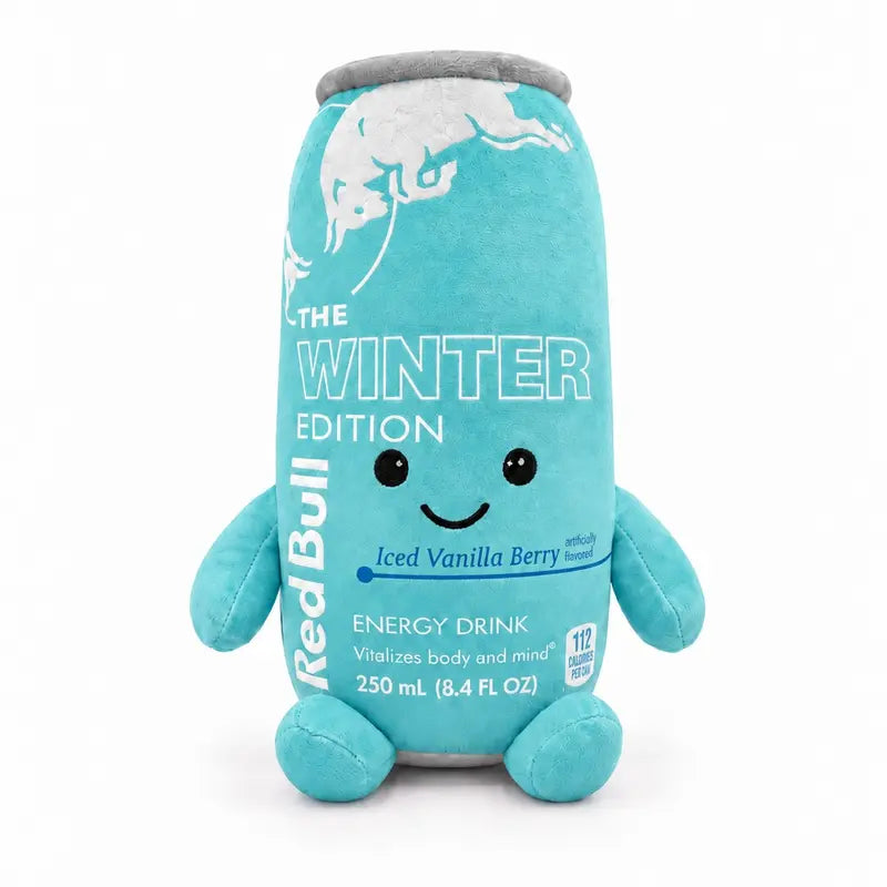 Energy Drink Can Plushie – 8.7" Cute Soft Stuffed Toy, 8 Styles Available, Desk Decor & Gift
